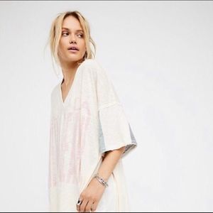 FREE PEOPLE Miami Beach City Slicker Tunic